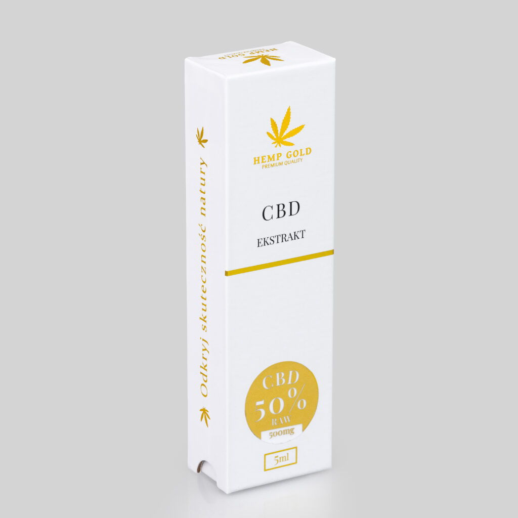 Ekstrakt CBD 50% RAW Full Spectrum – 5 ml
