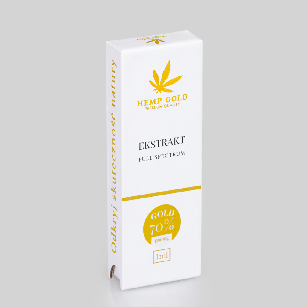 Ekstrakt CBD 70% GOLD Full Spectrum – 1 ml