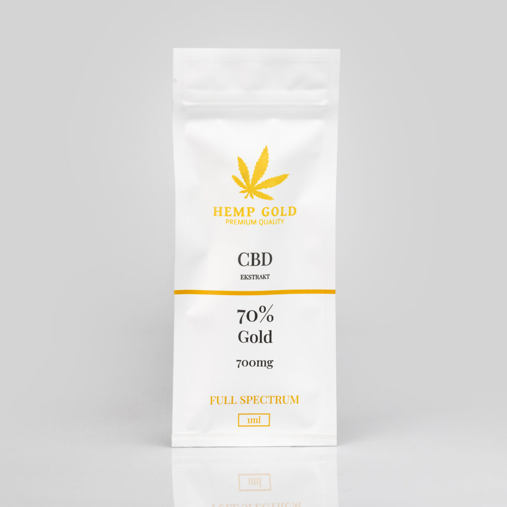 Ekstrakt CBD 70% GOLD Full Spectrum – 1 ml