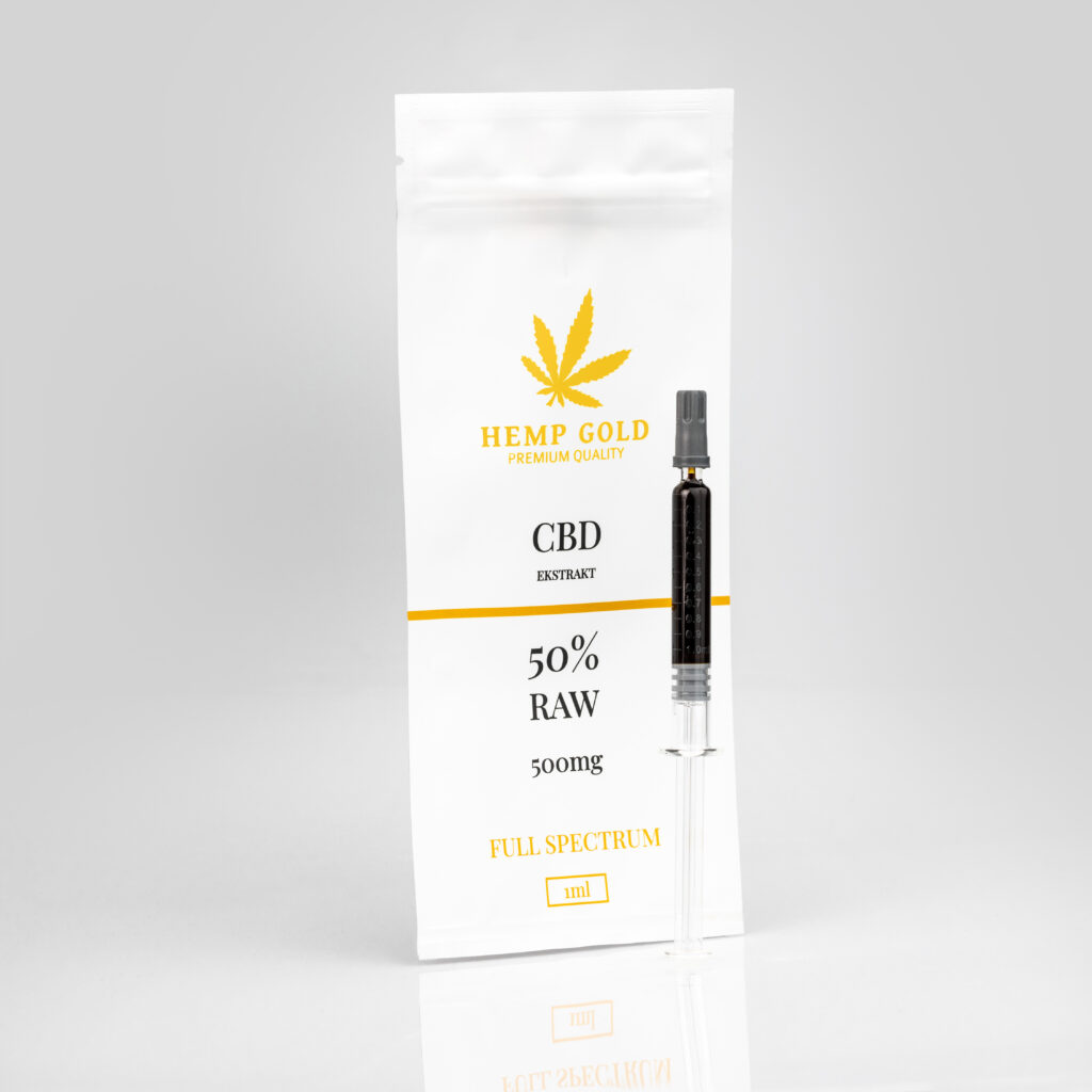 Ekstrakt CBD 50% RAW Full Spectrum – 1 ml
