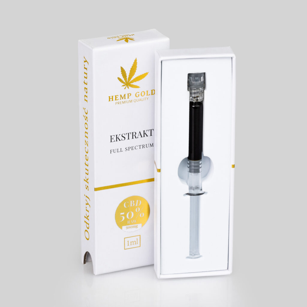 Ekstrakt CBD 50% RAW Full Spectrum – 1 ml