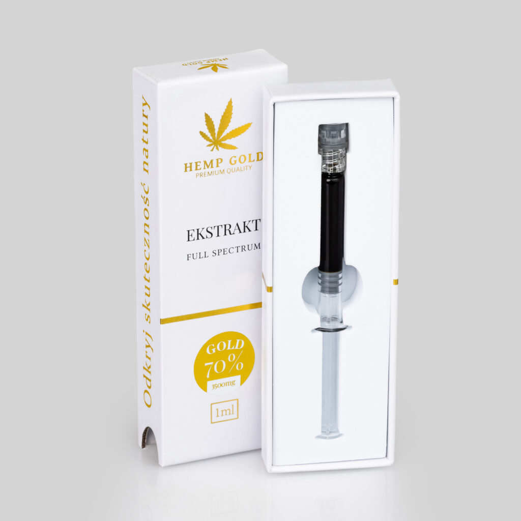 Ekstrakt CBD 70% GOLD Full Spectrum – 1 ml