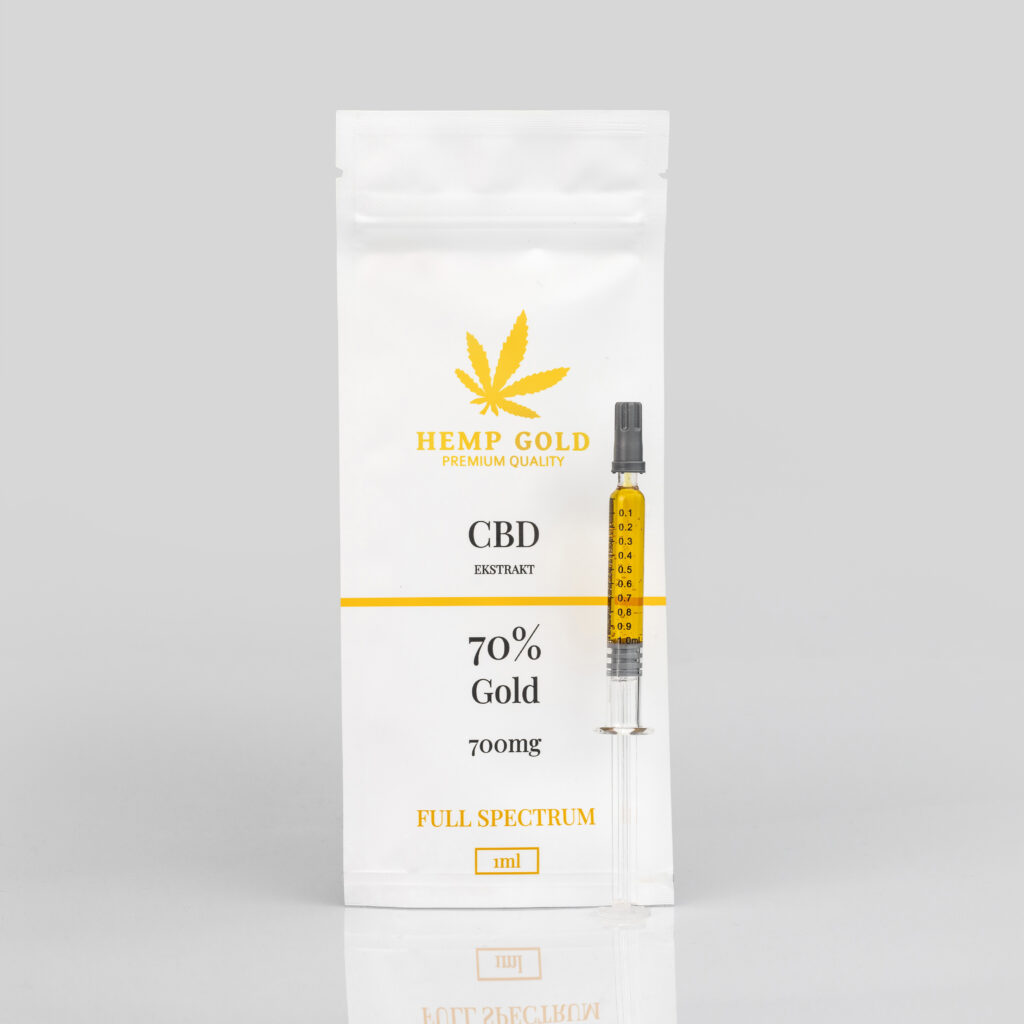 Ekstrakt CBD 70% GOLD Full Spectrum – 1 ml