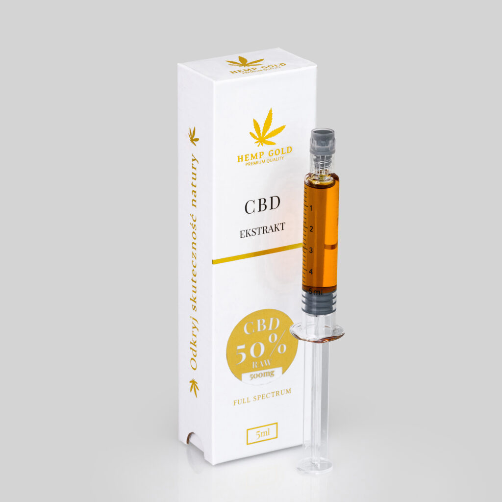 Ekstrakt CBD 50% RAW Full Spectrum – 5 ml