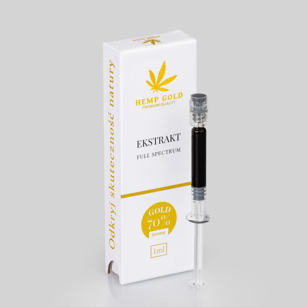 Ekstrakt CBD 70% GOLD Full Spectrum – 1 ml
