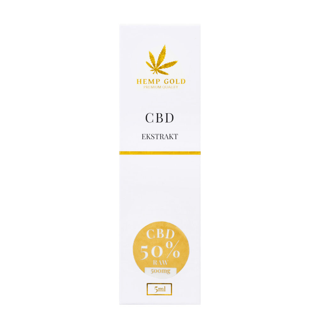 Ekstrakt CBD 50% RAW Full Spectrum – 5 ml