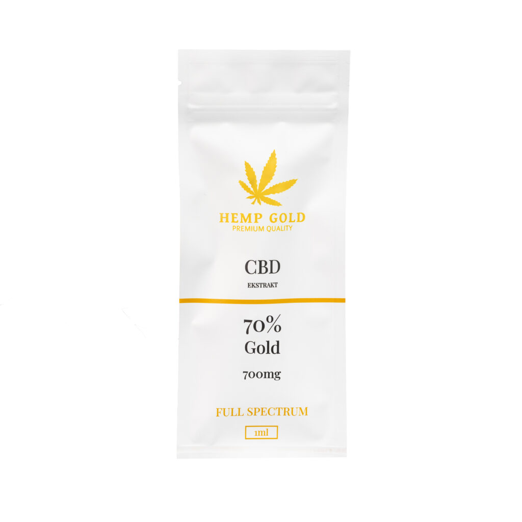 Ekstrakt CBD 70% GOLD Full Spectrum – 1 ml