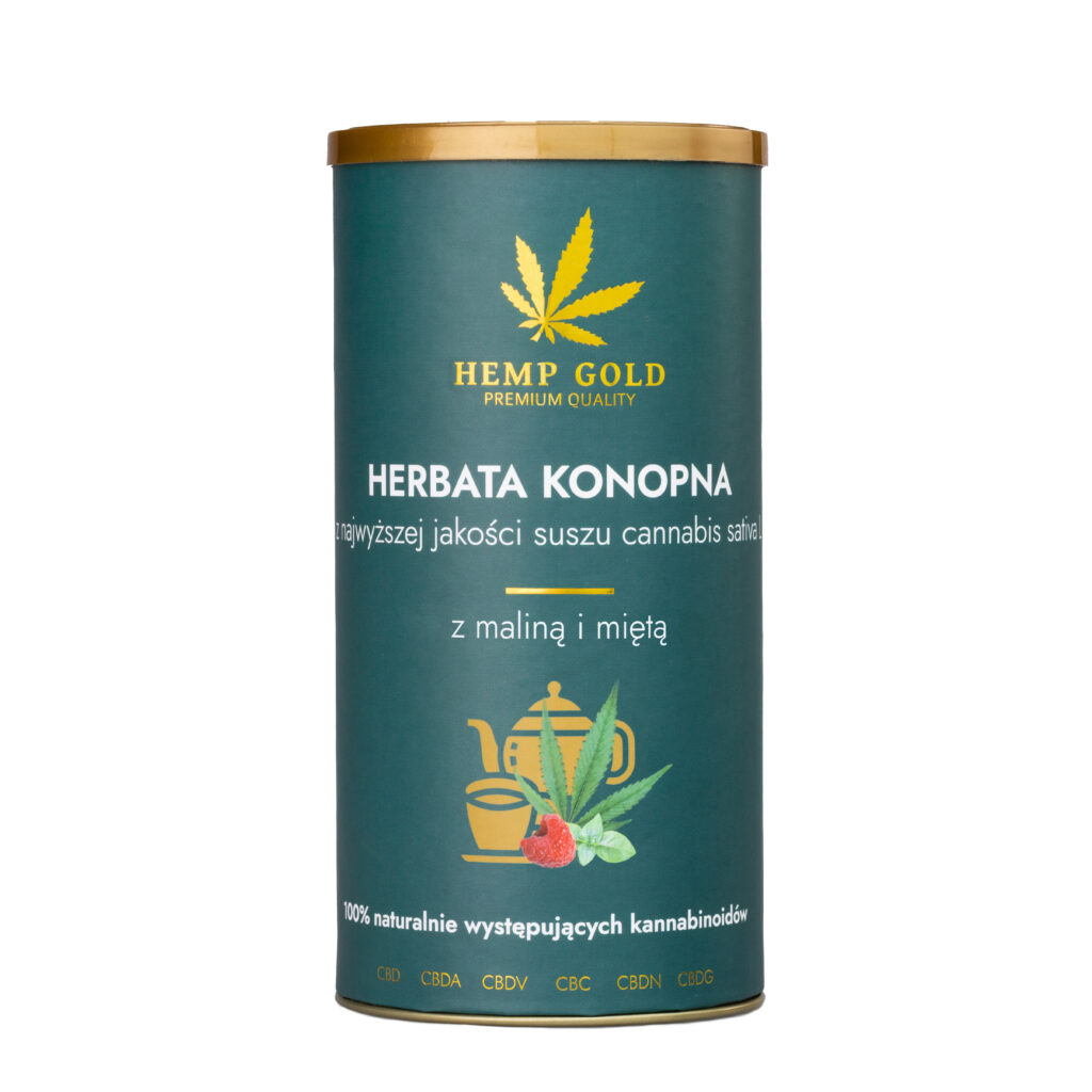 Herbata konopna z maliną i miętą – 70 g