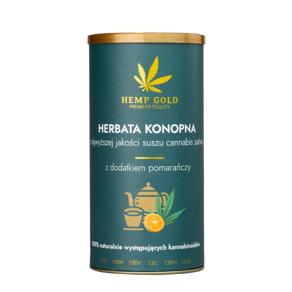 Herbata konopna z dodatkiem pomarańczy – 70 g