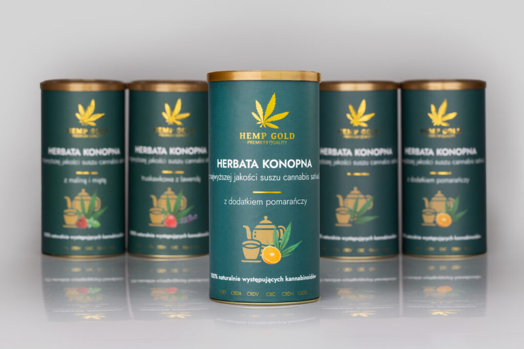 Herbata konopna z dodatkiem pomarańczy – 70 g
