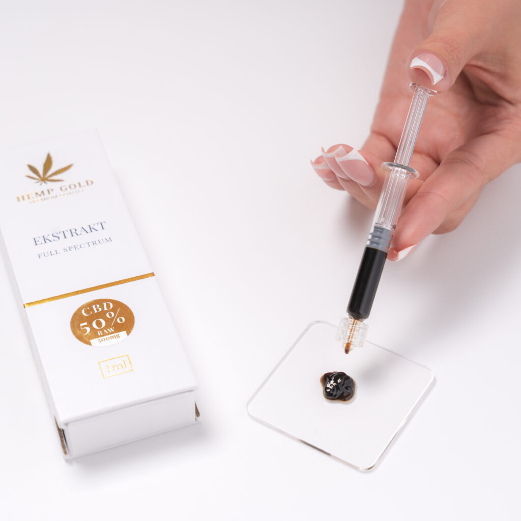 Ekstrakt CBD 50% RAW Full Spectrum – 1 ml