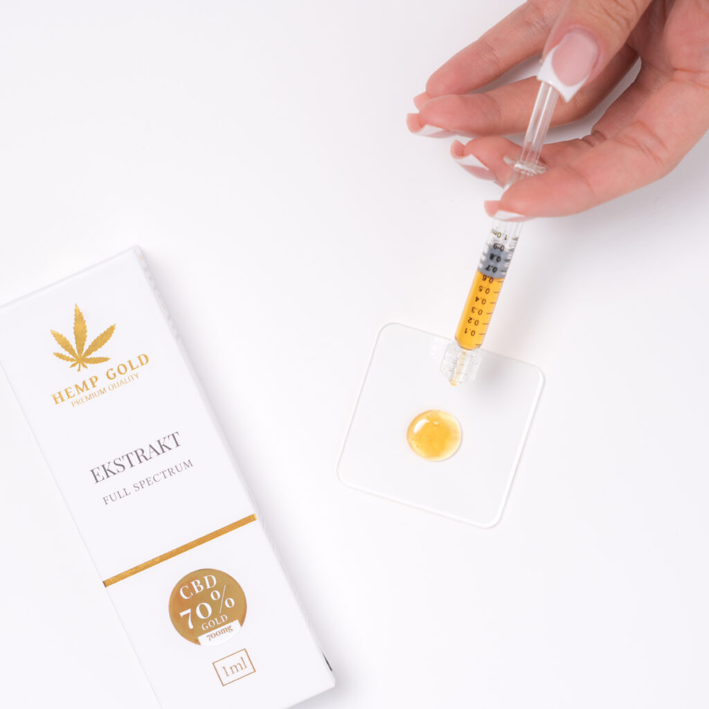 Ekstrakt CBD 70% GOLD Full Spectrum – 1 ml