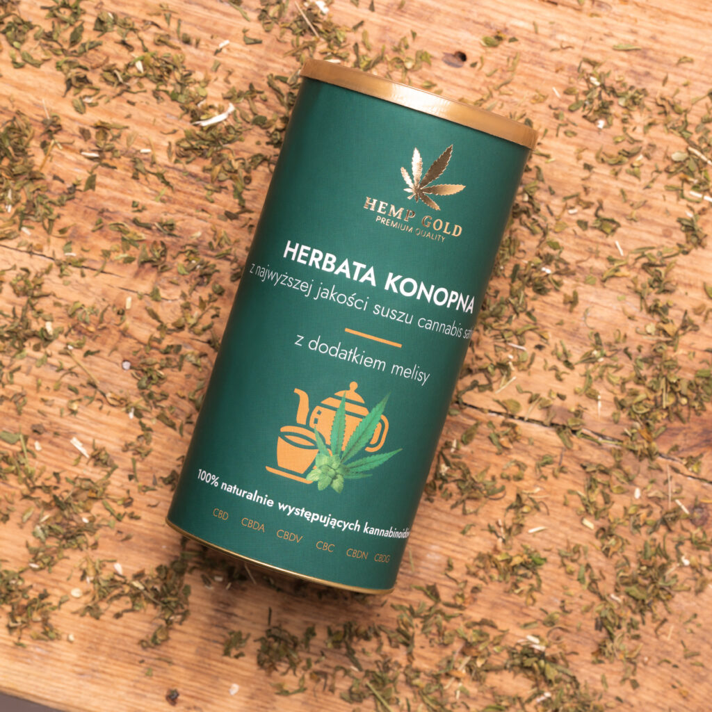 Herbata konopna z dodatkiem melisy – 70 g