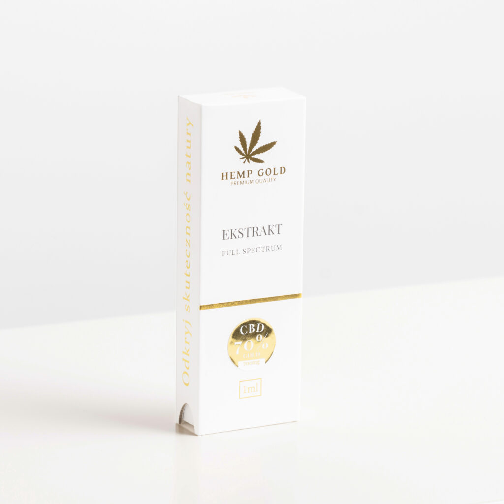 Ekstrakt CBD 70% GOLD Full Spectrum – 1 ml