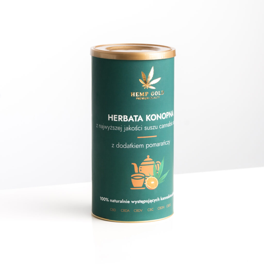 Herbata konopna z dodatkiem pomarańczy – 70 g