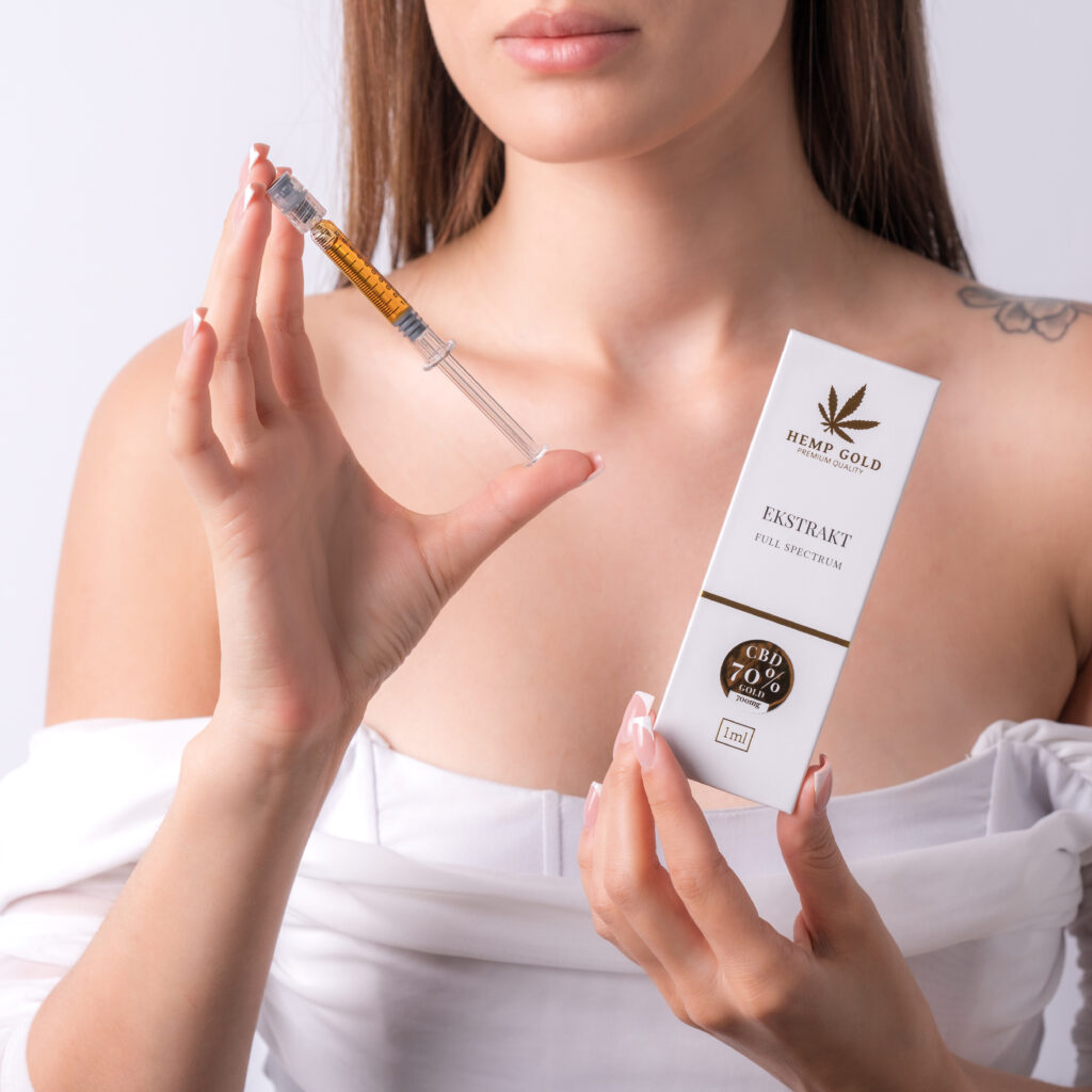 Ekstrakt CBD 70% GOLD Full Spectrum – 1 ml