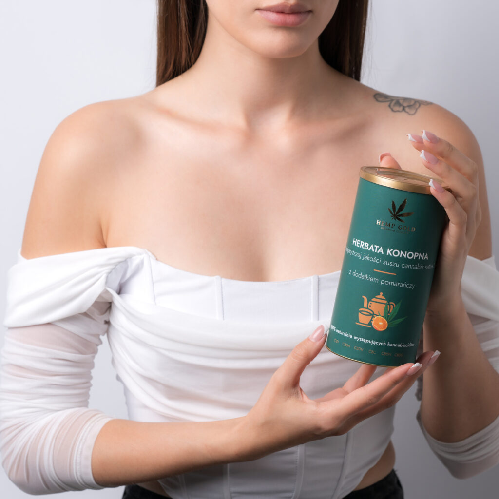 Herbata konopna z dodatkiem pomarańczy – 70 g